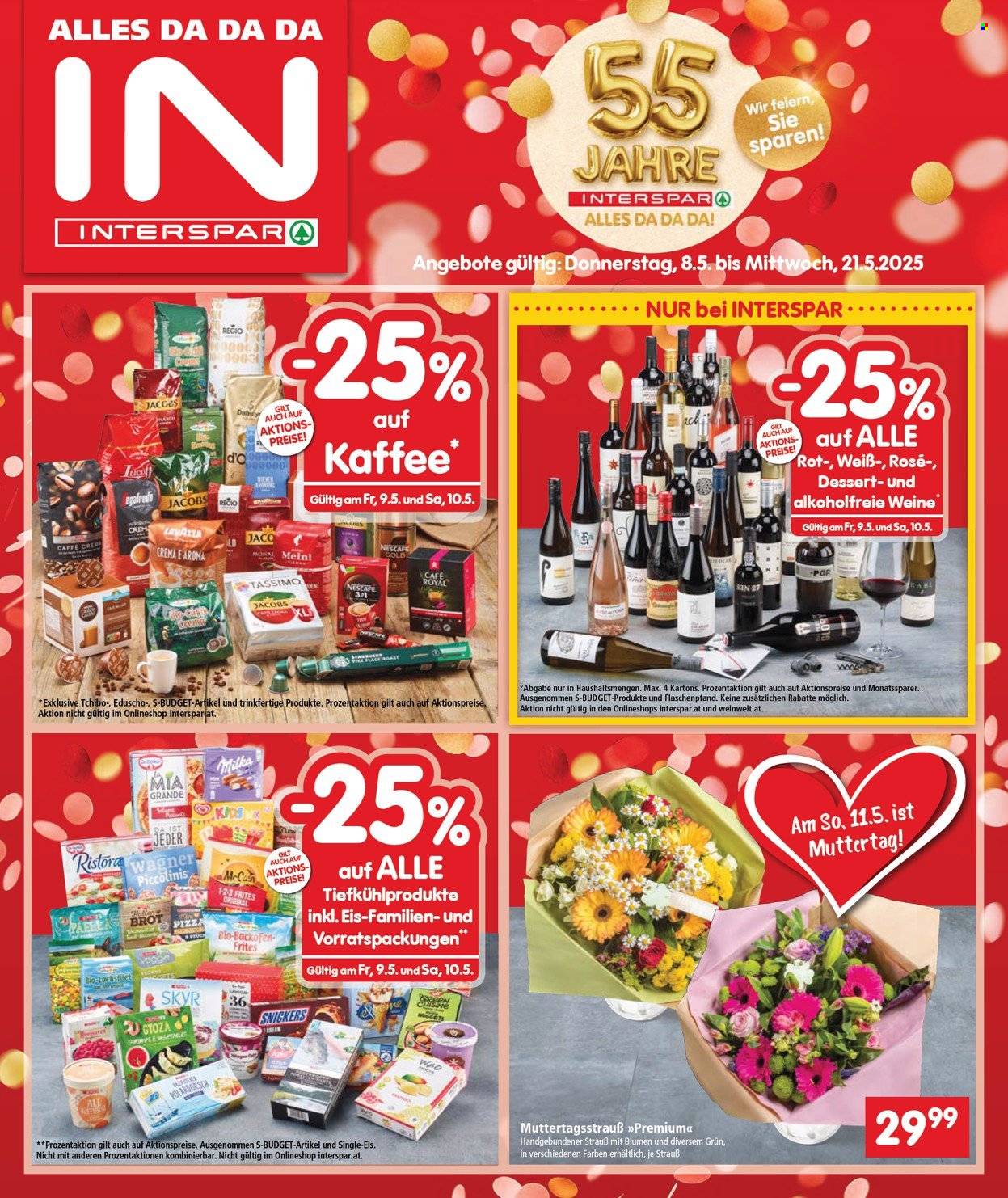 Leták INTERSPAR - 8.5.2025 - 21.5.2025. Strana 1