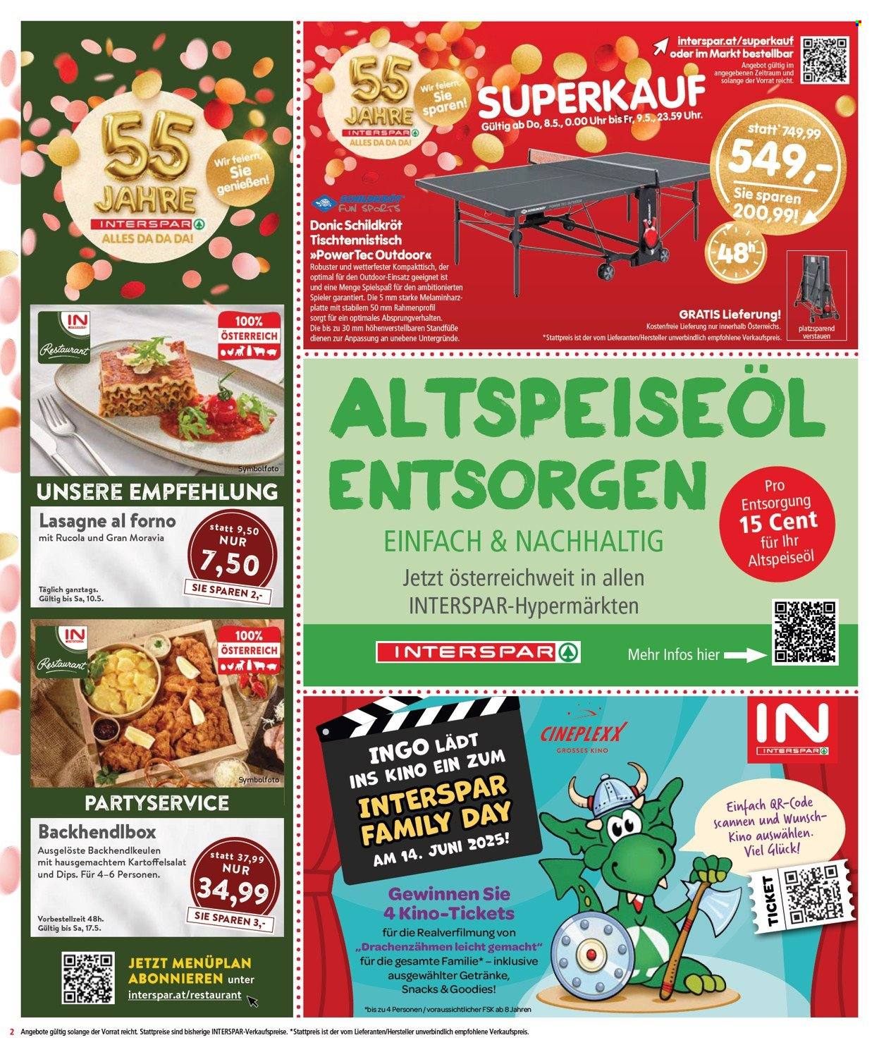 Angebote INTERSPAR - 8.5.2025 - 21.5.2025. Seite 1