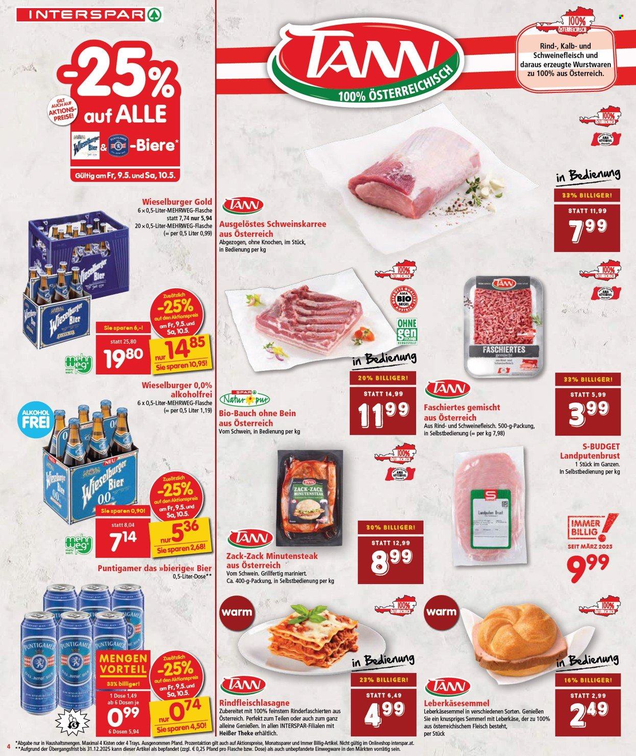 Angebote INTERSPAR - 8.5.2025 - 21.5.2025. Seite 1