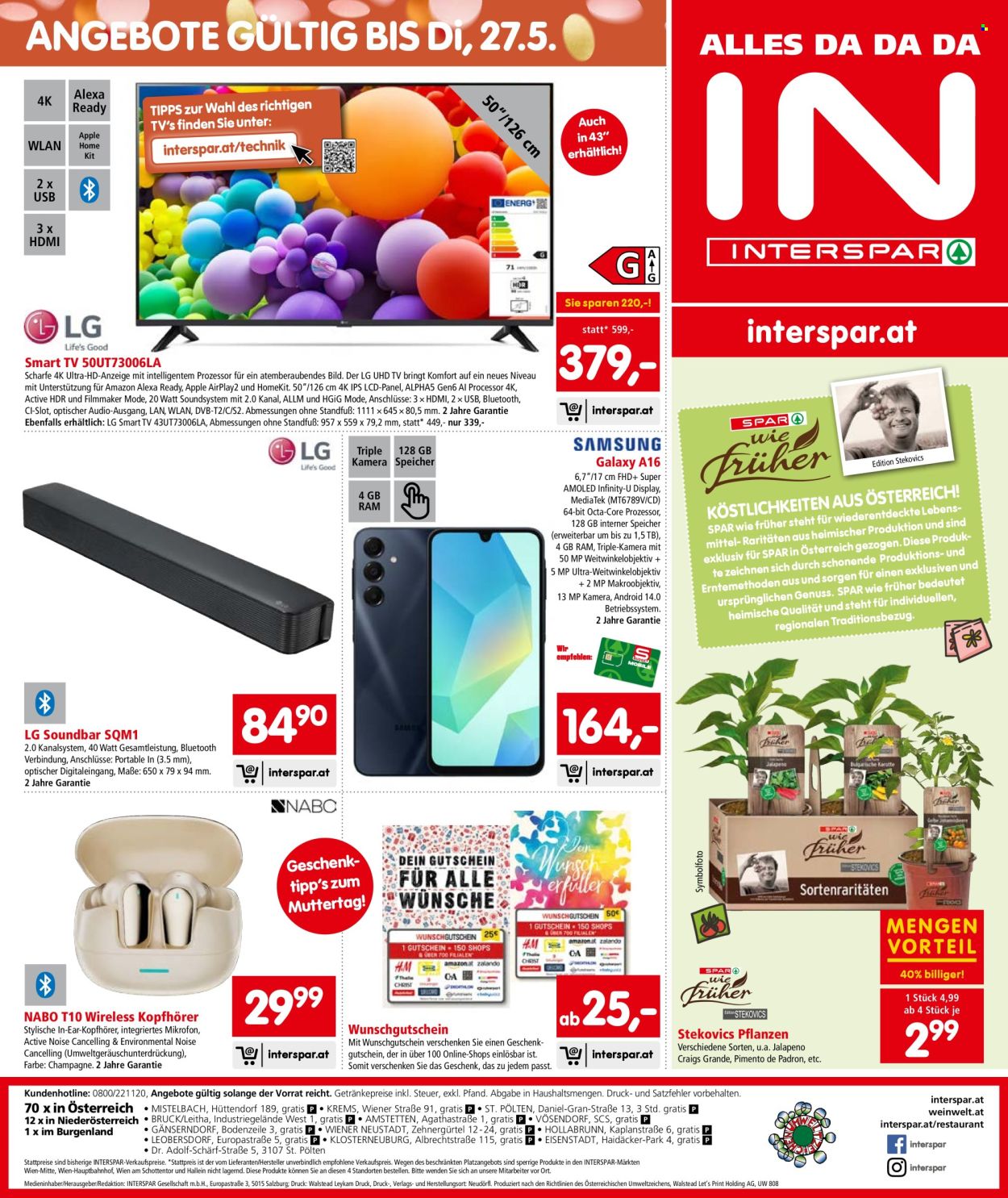 Angebote INTERSPAR - 8.5.2025 - 21.5.2025. Seite 1