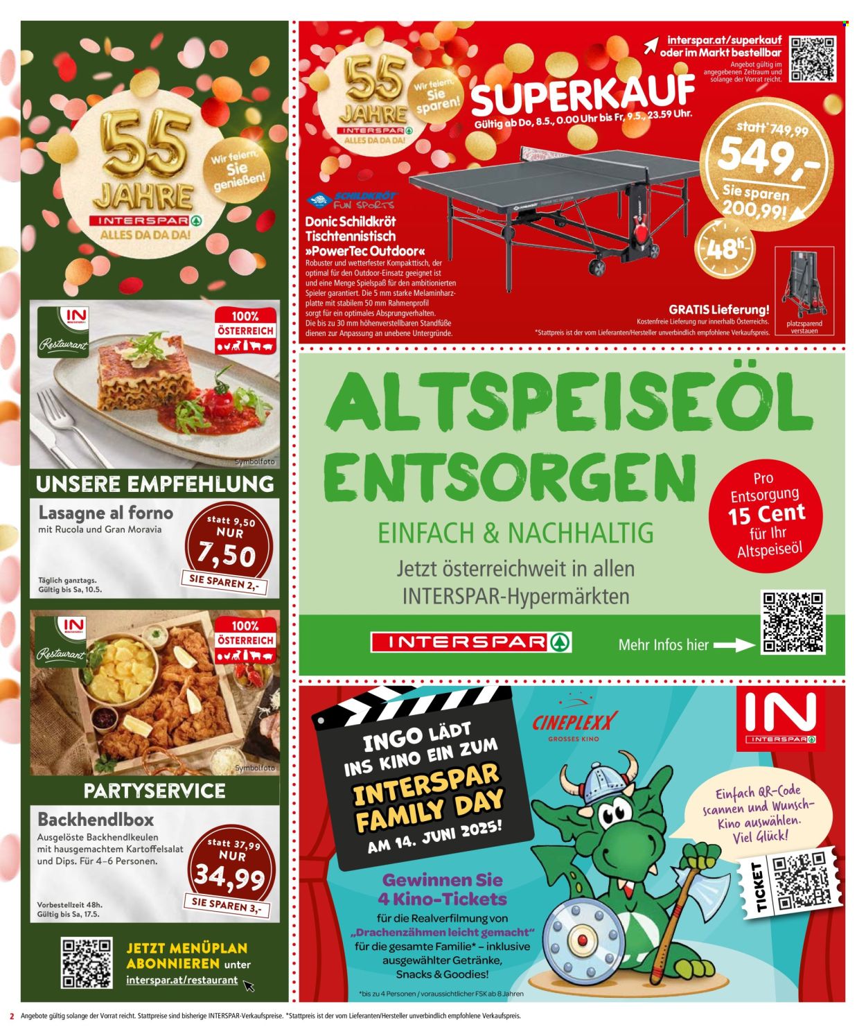 Angebote INTERSPAR - 8.5.2025 - 21.5.2025. Seite 1