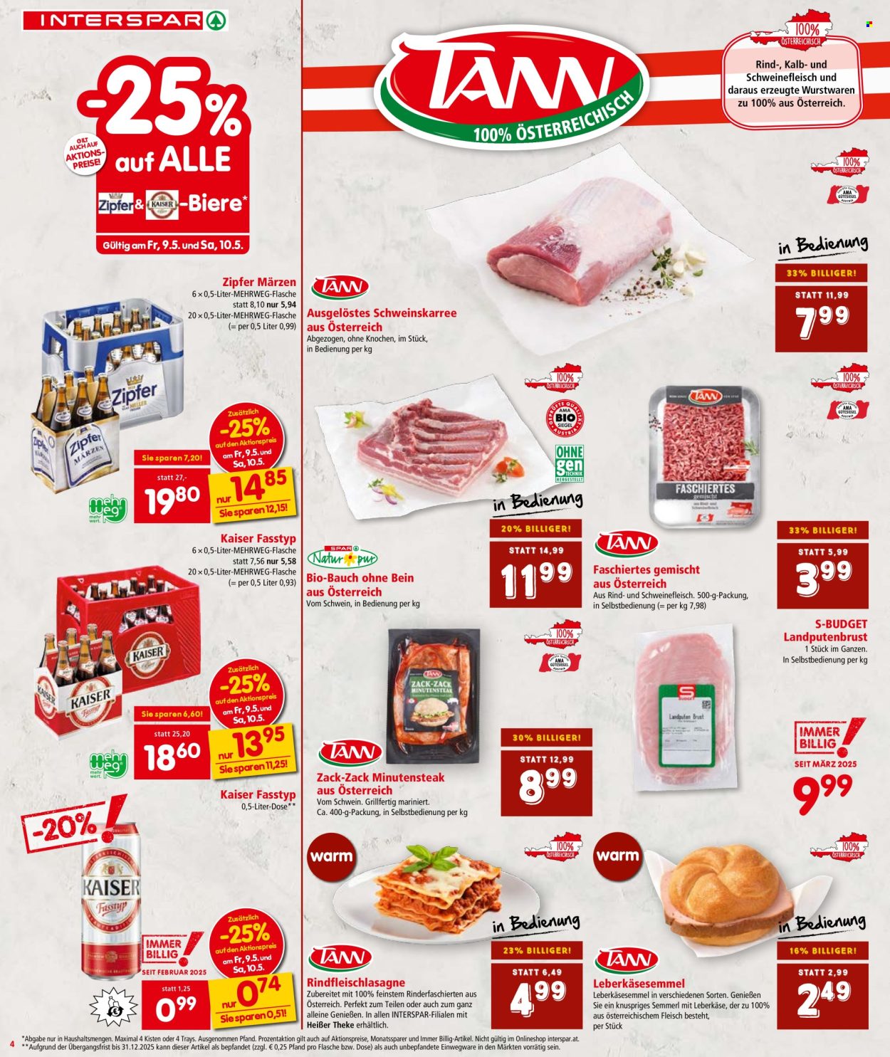 Angebote INTERSPAR - 8.5.2025 - 21.5.2025. Seite 1