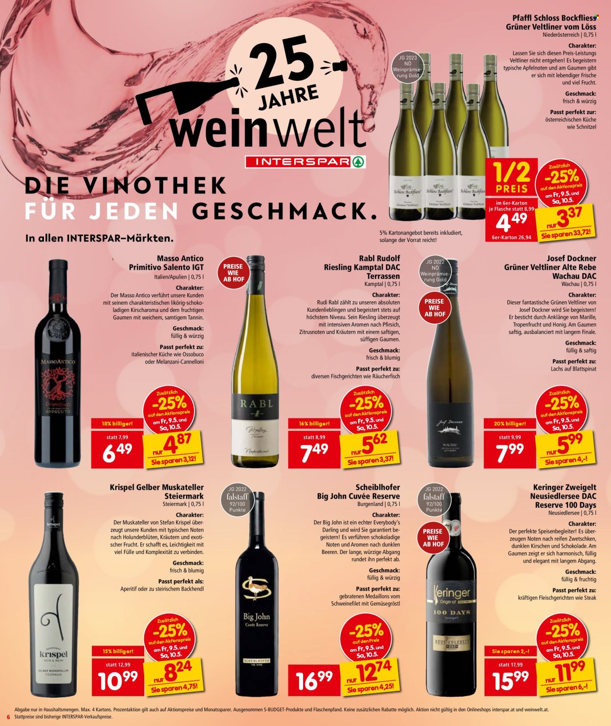 Angebote INTERSPAR - 8.5.2025 - 21.5.2025. Seite 1
