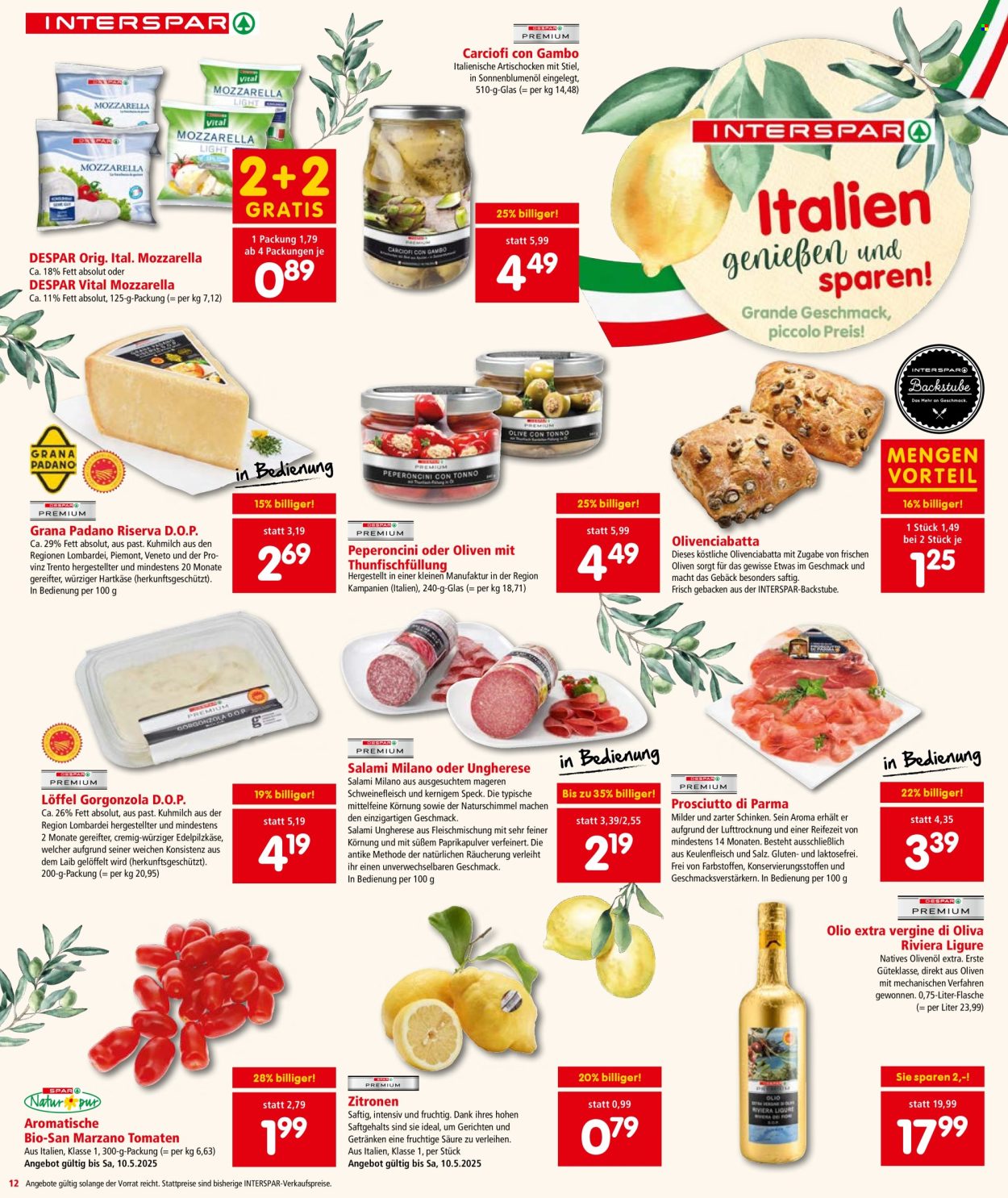 Angebote INTERSPAR - 8.5.2025 - 21.5.2025. Seite 1