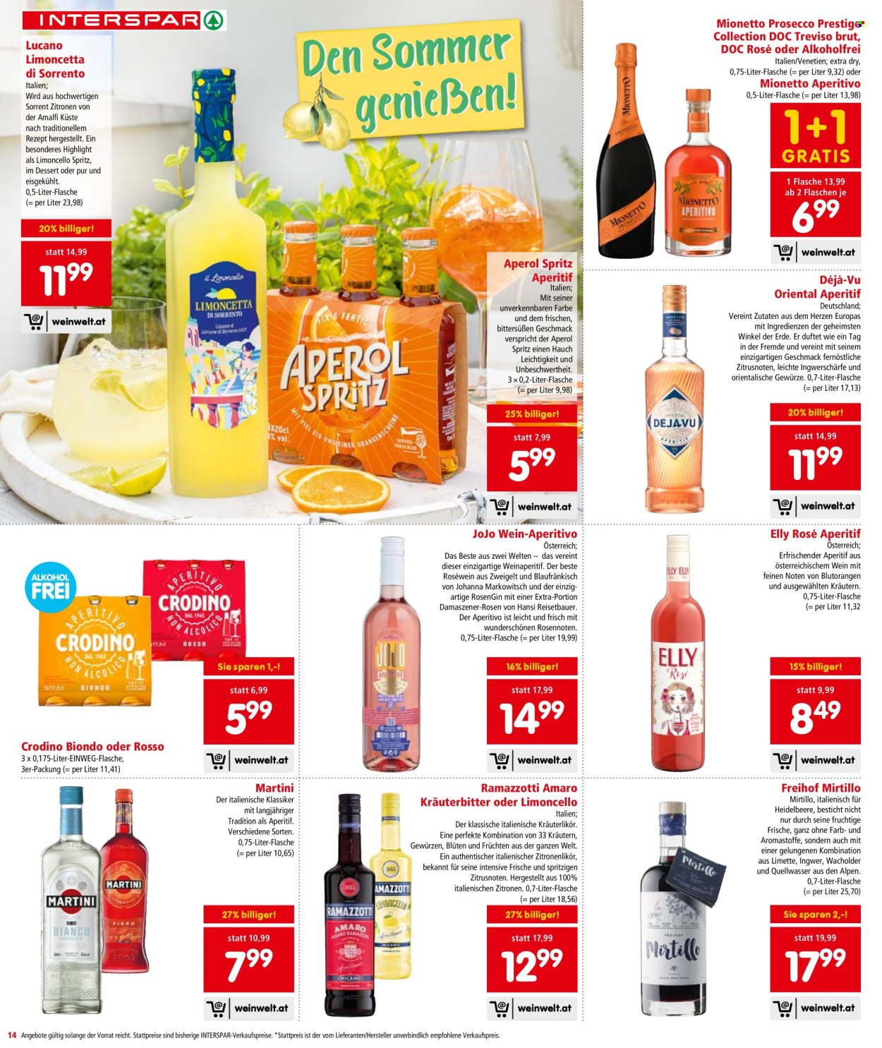 Angebote INTERSPAR - 8.5.2025 - 21.5.2025. Seite 1