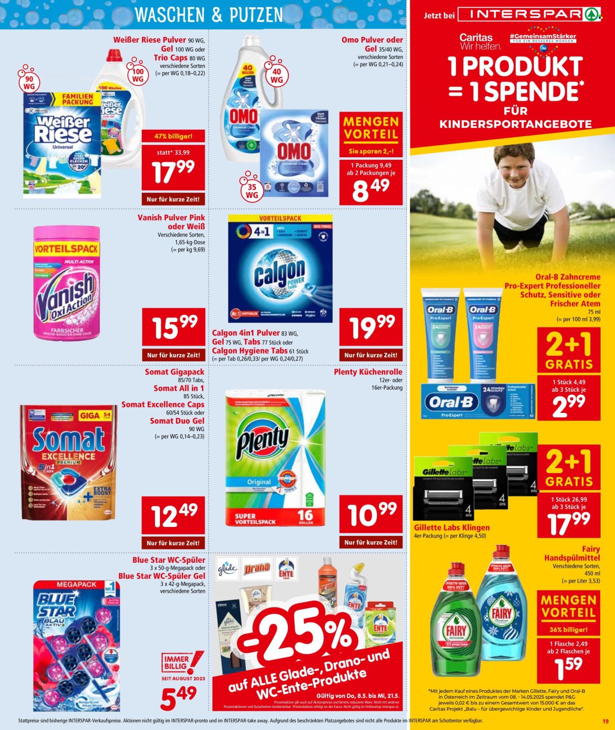 Angebote INTERSPAR - 8.5.2025 - 21.5.2025. Seite 1