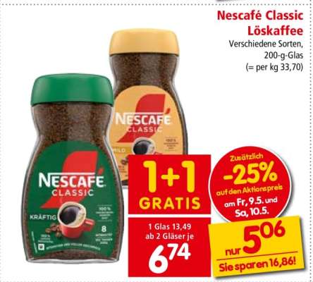 NESCAFÉ CLASSIC LÖSKAFFEE