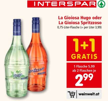 La Gioiosa Hugo oder La Gioiosa Spritzzoso