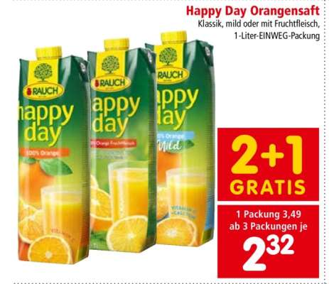 Happy Day Orangensaft