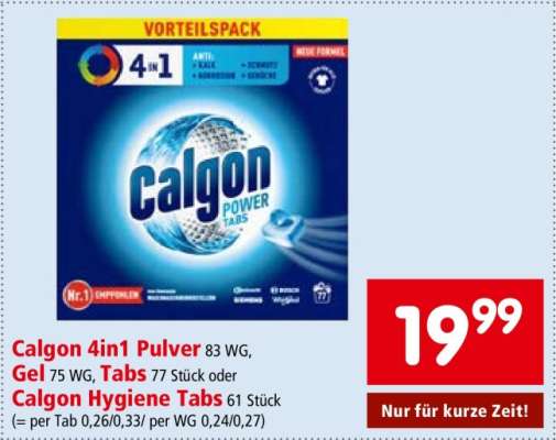 Calgon 4in1 Pulver