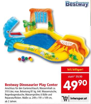 Bestway Dinosaurier Play Center