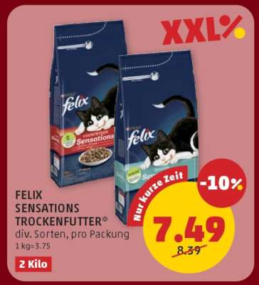 FELIX SENSATIONS TROCKENFUTTER