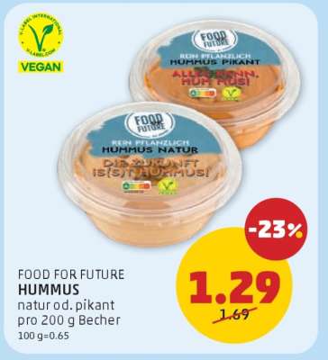 FOOD FOR FUTURE HUMMUS