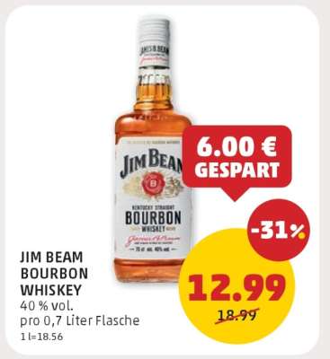 Jim Beam Bourbon Whiskey