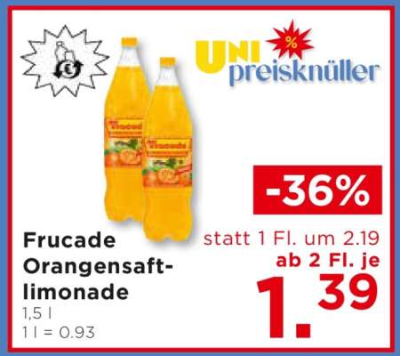 Frucade Orangensaftlimonade