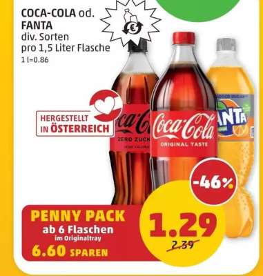 COCA-COLA od. FANTA