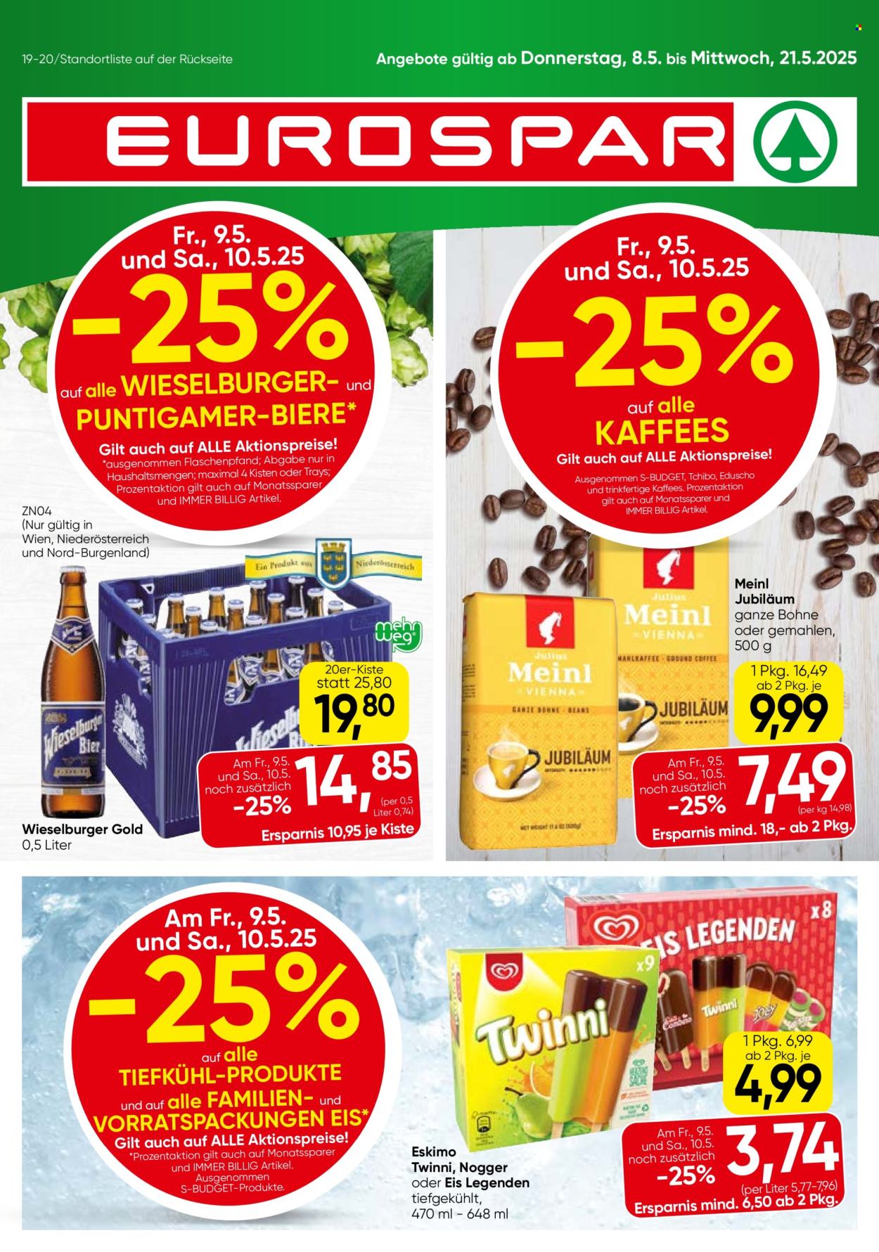 Angebote EUROSPAR - 8.5.2025 - 21.5.2025. Seite 1