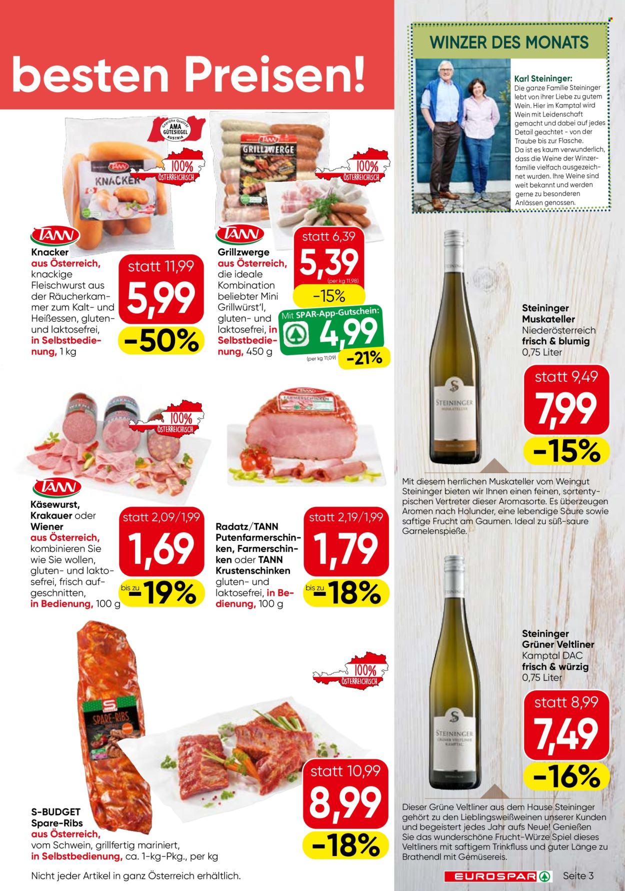 Angebote EUROSPAR - 8.5.2025 - 21.5.2025. Seite 1