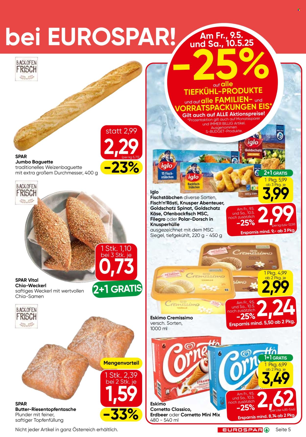 Angebote EUROSPAR - 8.5.2025 - 21.5.2025. Seite 1