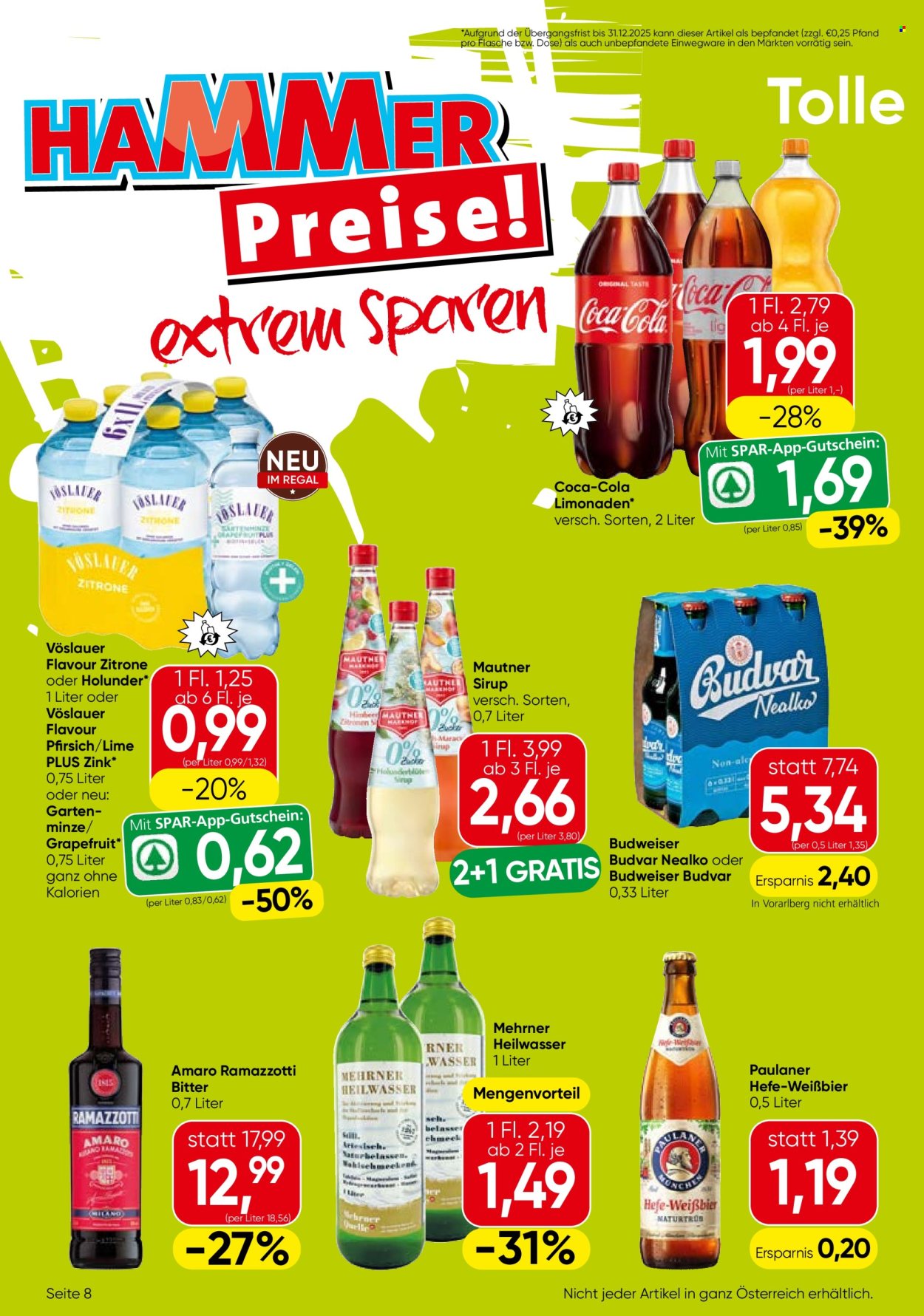 Angebote EUROSPAR - 8.5.2025 - 21.5.2025. Seite 1