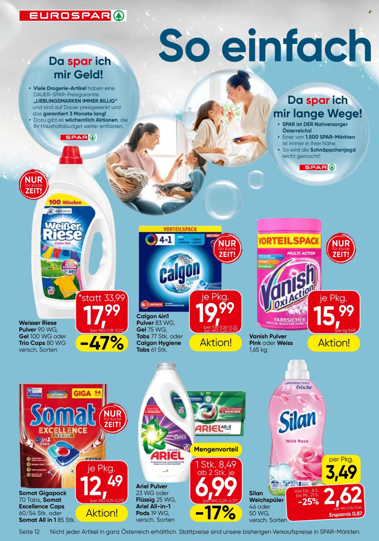 Angebote EUROSPAR - 8.5.2025 - 21.5.2025. Seite 1