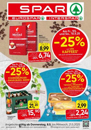 Angebote SPAR - 8.5.2025 - 21.5.2025.
