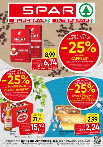 Angebote SPAR - 8.5.2025 - 21.5.2025.
