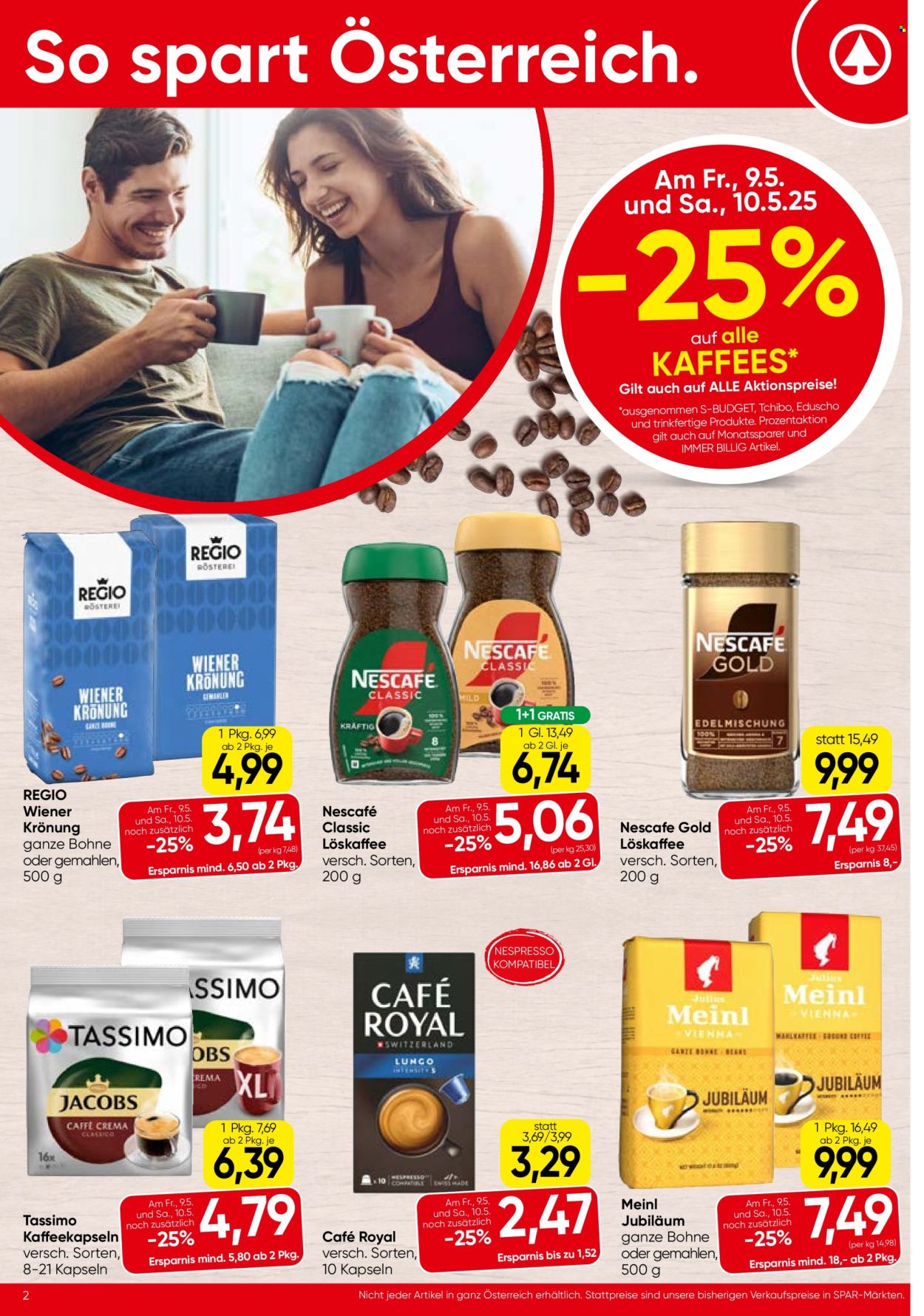 Angebote SPAR - 8.5.2025 - 21.5.2025. Seite 1