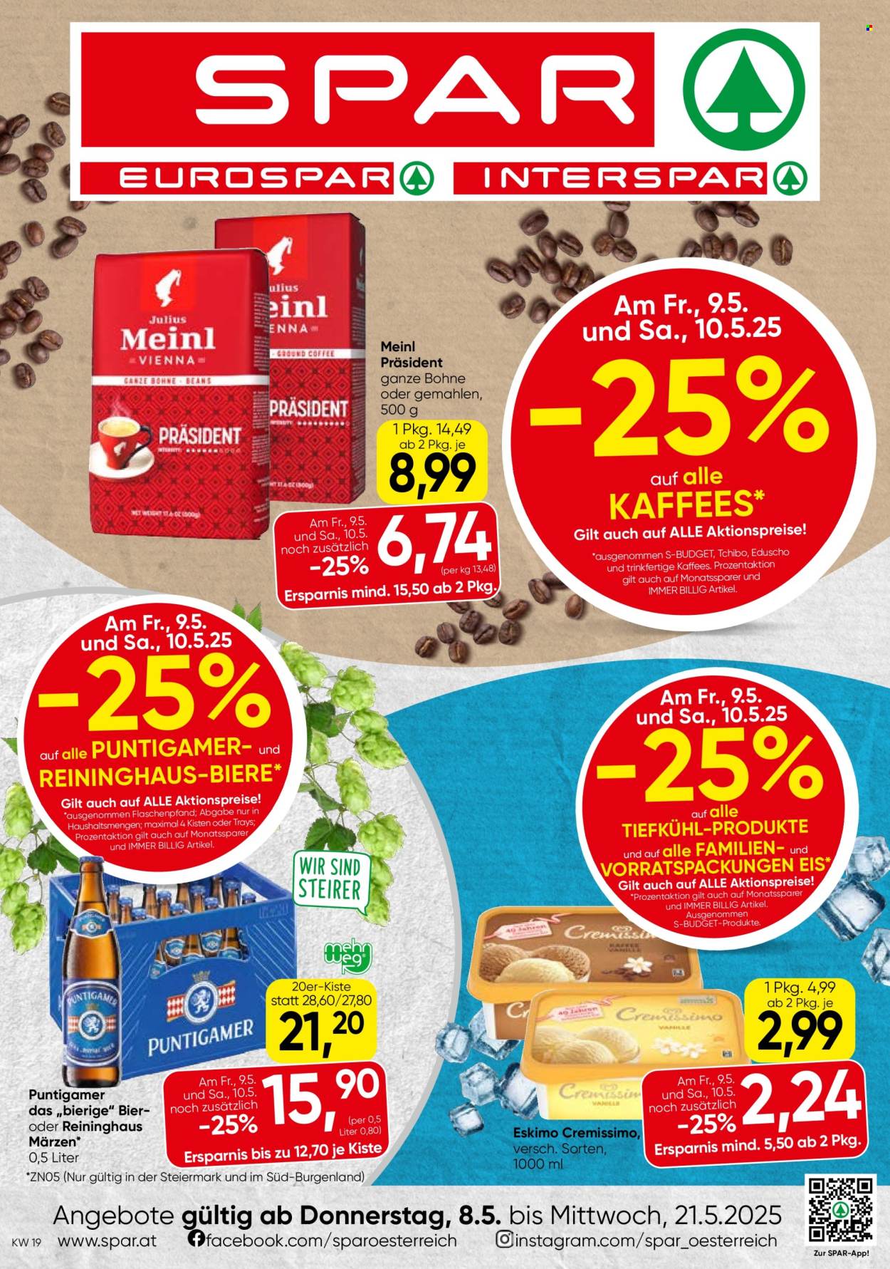 Angebote INTERSPAR - 8.5.2025 - 21.5.2025. Seite 1