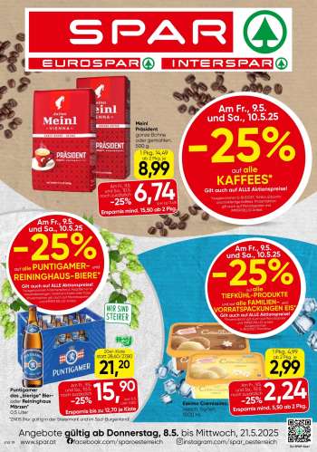 Angebote SPAR - 8.5.2025 - 21.5.2025.