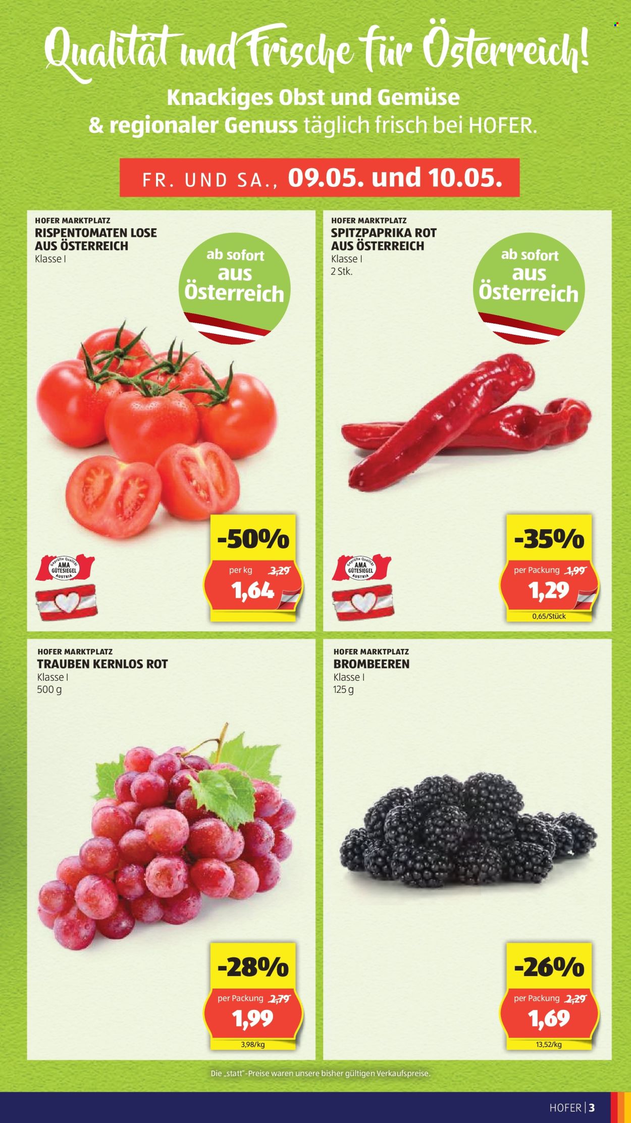 Angebote Hofer - 8.5.2025 - 15.5.2025. Seite 1
