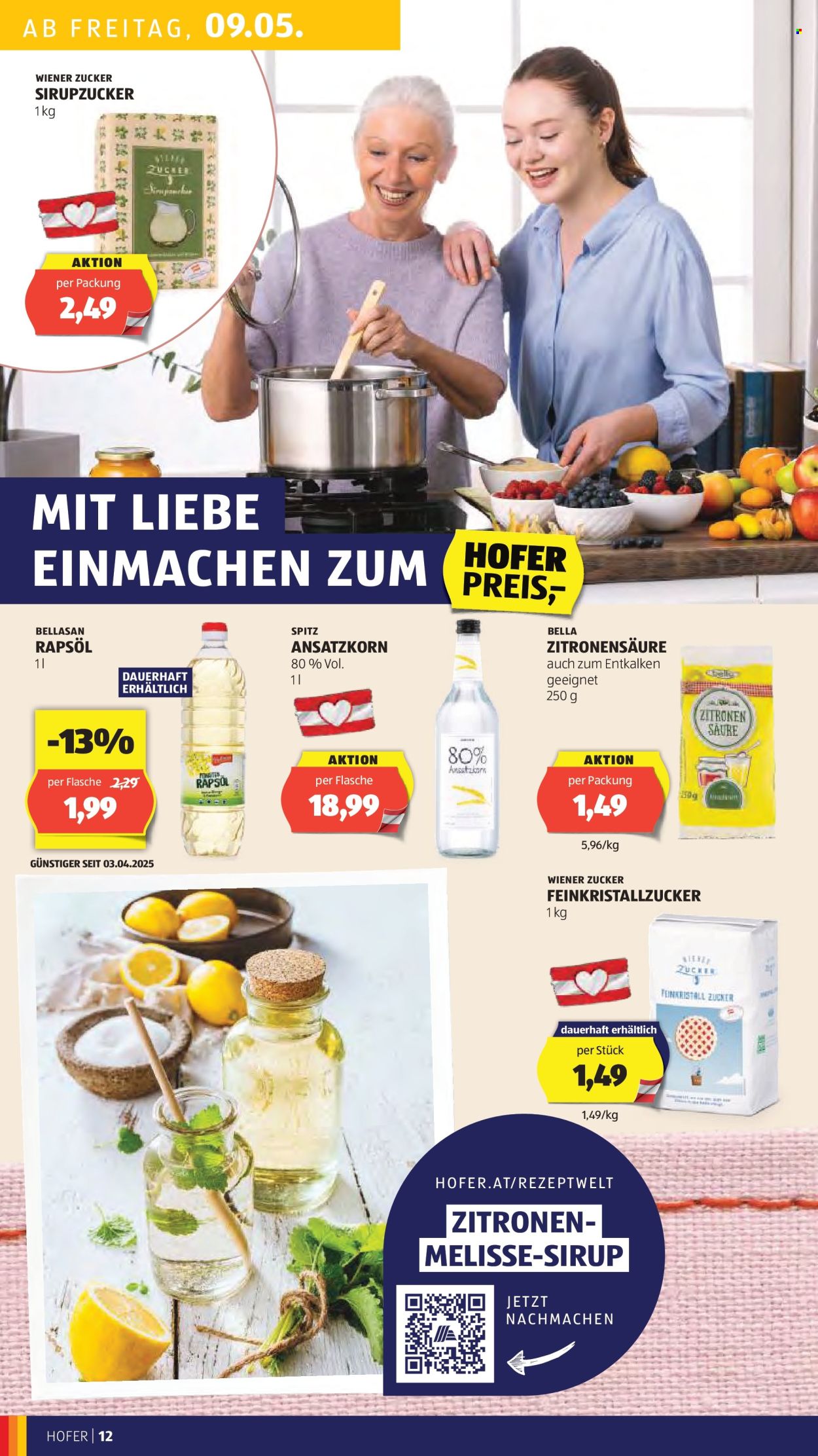 Angebote Hofer - 8.5.2025 - 15.5.2025. Seite 1