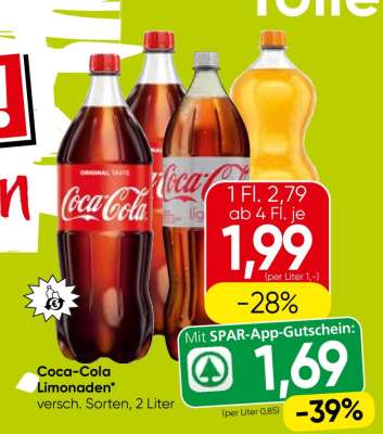 Coca Cola Limonaden