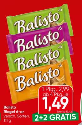 Balisto Riegel 6-er