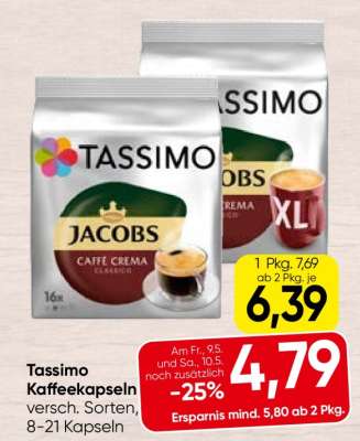 Tassimo Kaffeekapseln