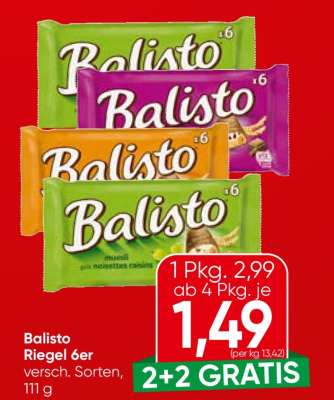 Balisto Riegel 6er