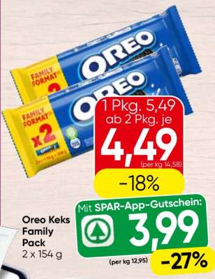 Oreo Keks Family Pack
