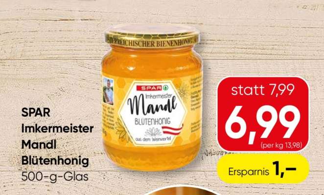 SPAR Imkermeister Mandl Blütenhonig