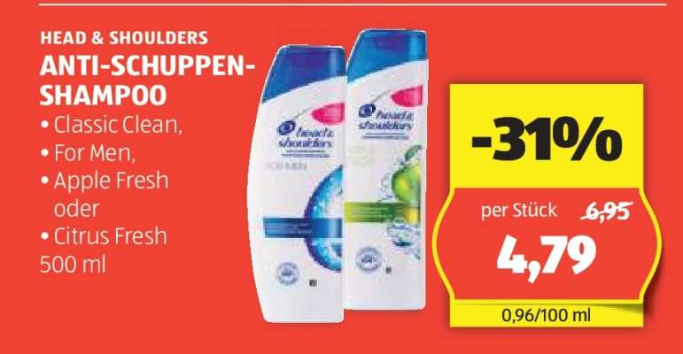 Head & Shoulders Anti Schuppen Shampoo