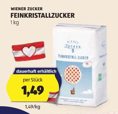 WIENER ZUCKER FEINKRISTALLZUCKER