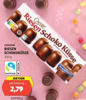 CHOCEUR RIESEN SCHOKOKÜSSE