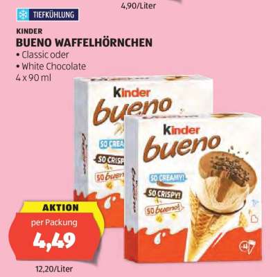 Kinder Bueno Waffelhörnchen