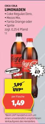 Coca Cola Limonaden