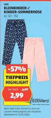 KLEINKINDER-/ KINDER-SOMMERHOSE