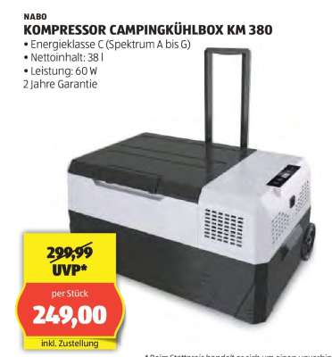 KOMPRESSOR CAMPINGKÜHLBOX KM 380