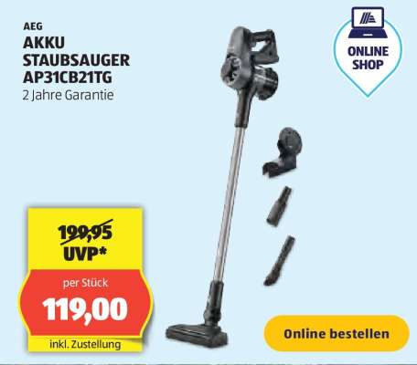 AKKU STAUBSAUGER AP31CB21TG