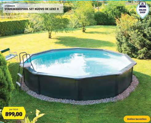STEINBACH STAHLWANDPOOL SET NUOVO DE LUXE II