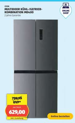 MULTIDOOR KÜHL-/GEFRIER-KOMBINATION MD400