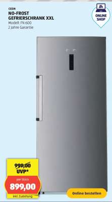 CEEM NO-FROST GEFRIERSCHRANK XXL