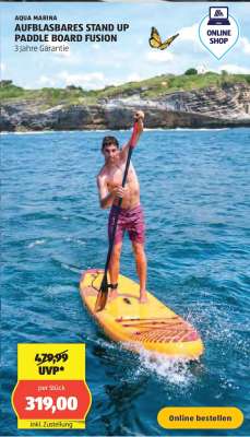 AUFBLASBARES STAND UP PADDLE BOARD FUSION